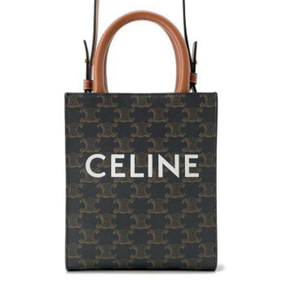 Celine Triomphe Vertical Cabas Handbag - Picture 1 of 8